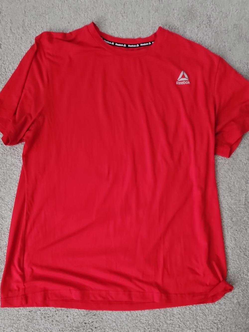 Reebok Bright Red Men's Performance Tee